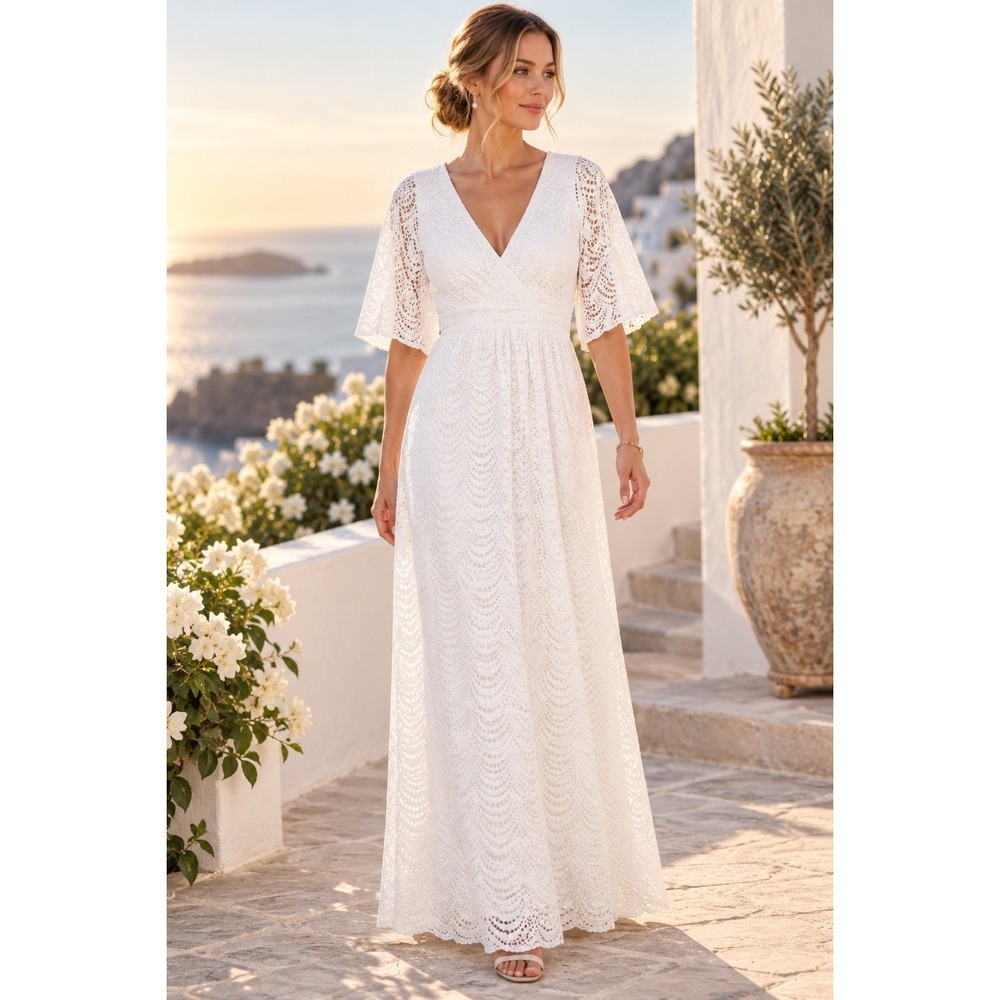 Lilly Pulitzer Parigi White Lace Maxi Dress XL NWT Bridal Wedding Resort